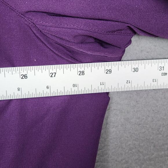 Duluth Trading Co Jacket Womens XL Purple Softshell Hooded Faux Fur Lined Zip - Picture 3 of 14